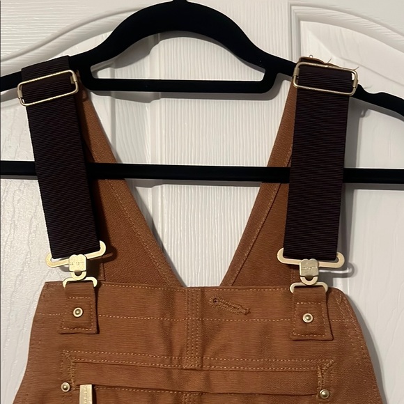 NWOT Carhartt Women's Tan Jumpsuit: 34x32 - Picture 4 of 11